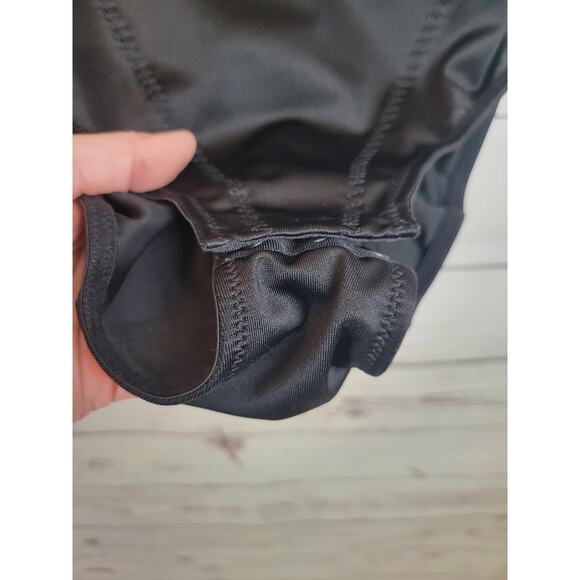 Dr. Robert Rey Shapewear Bodysuit Instant Shape Black Women's 36B Plunge - Picture 8 of 11